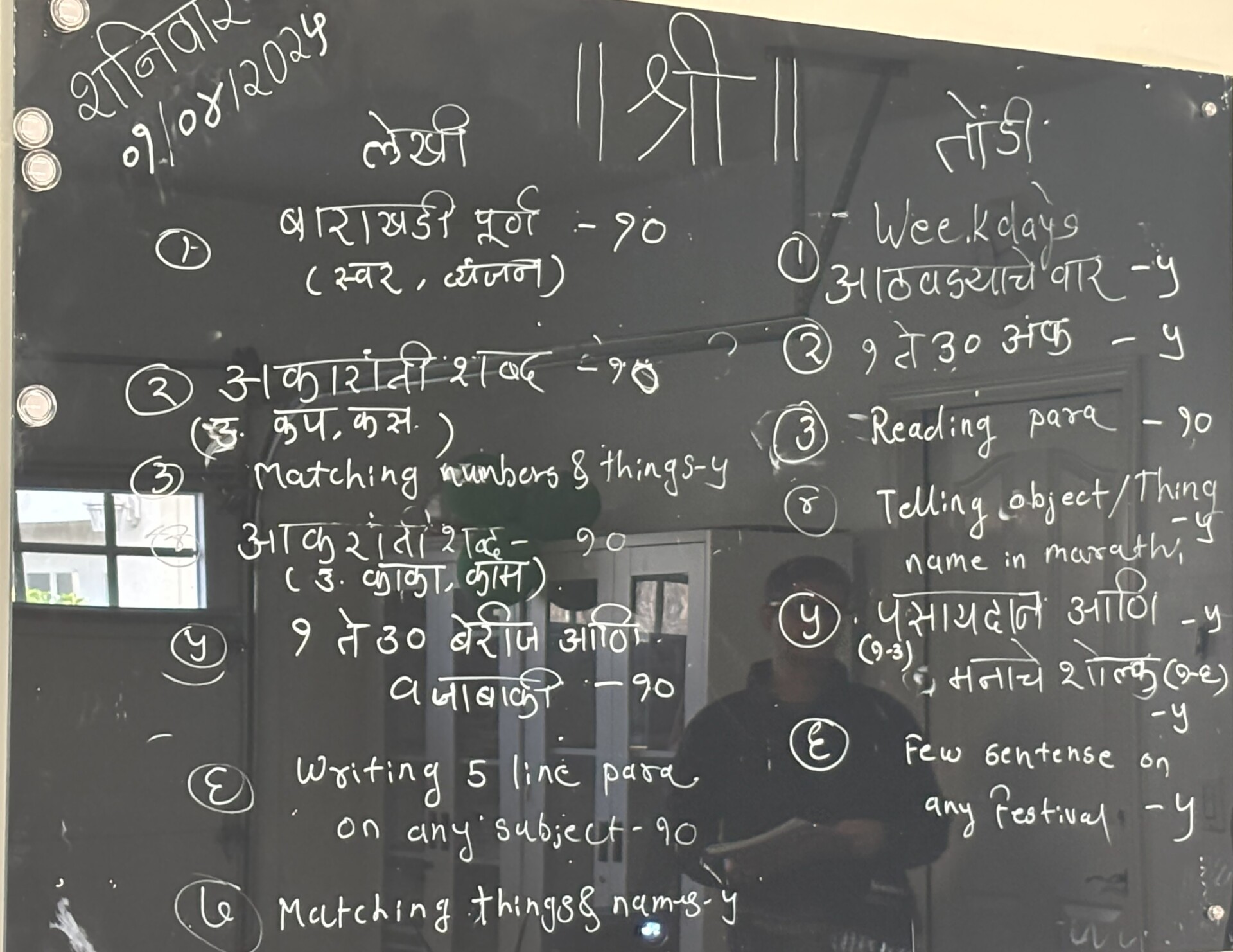 MH & Manteca Marathi Shala: First Session of the New Year (January 4th, 2025)